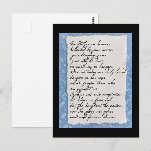 Het Briefkaart van de Heer (Voorkant / Achterkant)