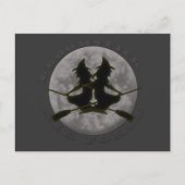 Het Briefkaart van de Heksen van Halloween (Voorkant)