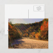 Het Briefkaart van de Herfsten van Taughannock (Voorkant / Achterkant)