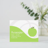 Het Briefkaart van de Herinnering van de leraar (Staand voorkant)