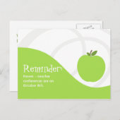 Het Briefkaart van de Herinnering van de leraar (Voorkant / Achterkant)