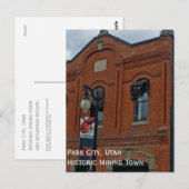 Het Briefkaart van de Herinnering van Utah van de (Voorkant / Achterkant)