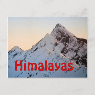 Het briefkaart van de Himalaya Everest