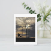 Het Briefkaart van de hond (Staand voorkant)