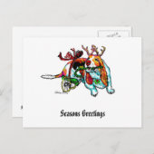 Het Briefkaart van de Hond van de Onbekwaamheid (Voorkant / Achterkant)