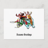 Het Briefkaart van de Hond van de Onbekwaamheid (Voorkant)