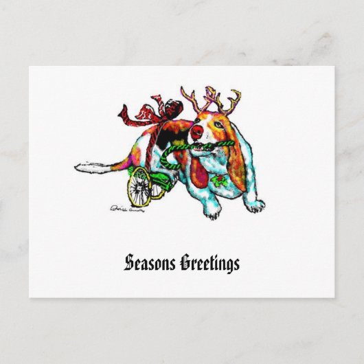 Het Briefkaart van de Hond van de Onbekwaamheid (Voorkant)