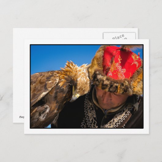 Het Briefkaart van de Jager van Eagle (Voorkant / Achterkant)