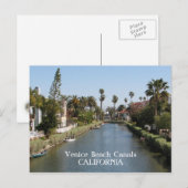 Het Briefkaart van de Kanalen van het Strand van (Voorkant / Achterkant)