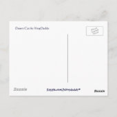 Het Briefkaart van de Kat van de woestijn (Achterkant)