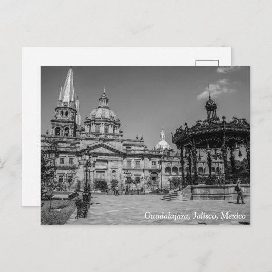 Het Briefkaart van de Kathedraal van Guadalajara (Voorkant / Achterkant)