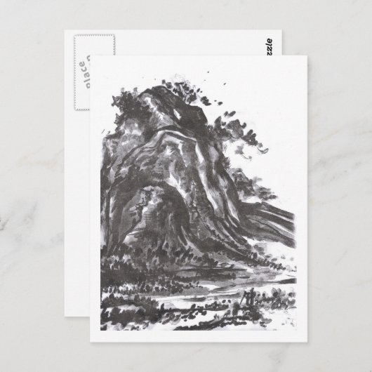 Het Briefkaart van de keizer Sojourn (Voorkant / Achterkant)