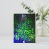 Het Briefkaart van de Kerstboom van de fiets (Staand voorkant)