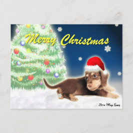 Het Briefkaart van de Kerstboom van de tekkel