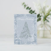 Het Briefkaart van de Kerstboom van Jeweled (Staand voorkant)