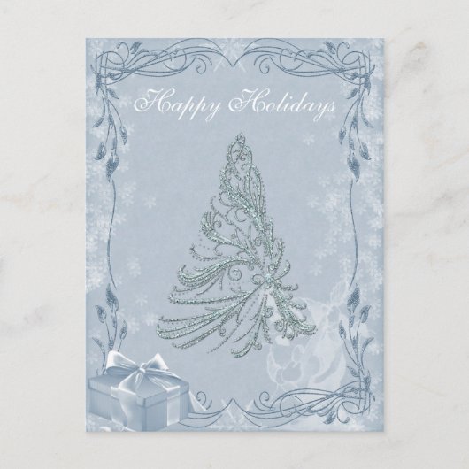 Het Briefkaart van de Kerstboom van Jeweled (Voorkant)