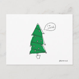 het briefkaart van de Kerstmisboom