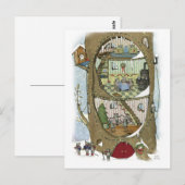 Het Briefkaart van de kerstmuis (Voorkant / Achterkant)