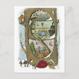 Het Briefkaart van de kerstmuis