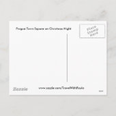 Het Briefkaart van de Kerstnacht van Praag (Achterkant)