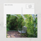 Het  Briefkaart van de kleine stad in het Zuiden (Voorkant / Achterkant)