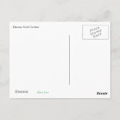 Het  Briefkaart van de kleine stad in het Zuiden (Achterkant)