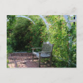 Het  Briefkaart van de kleine stad in het Zuiden (Voorkant)