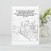 Het Briefkaart van de Kleur van de Manuscript van (Staand voorkant)