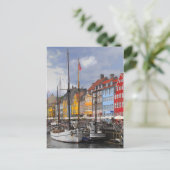 Het Briefkaart van de Kleur van Kopenhagen (Staand voorkant)