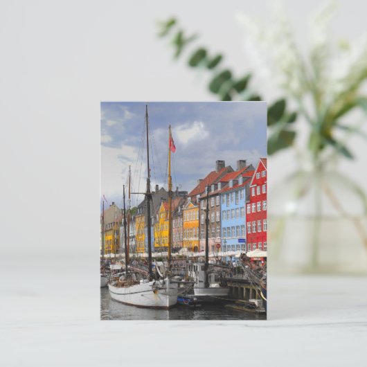 Het Briefkaart van de Kleur van Kopenhagen (Staand voorkant)