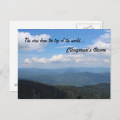 Het Briefkaart van de Koepel van Clingman (Voorkant / Achterkant)