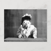 Het Briefkaart van de koningin Bulldog (Voorkant)