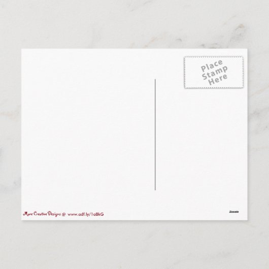 Het Briefkaart van de Kruik van het Snoep van (Achterkant)