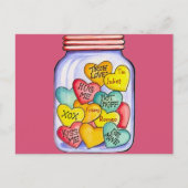 Het Briefkaart van de Kruik van het Snoep van (Voorkant)