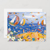 Het Briefkaart van de kunst: Kiezelachtige (Voorkant / Achterkant)