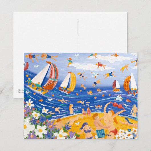 Het Briefkaart van de kunst: Kiezelachtige (Voorkant / Achterkant)