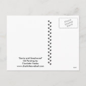 Het Briefkaart van de Kunst van de Hond van (Achterkant)