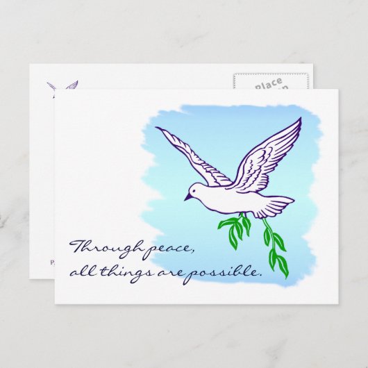 Het Briefkaart van de Kunst van het Citaat van de (Voorkant / Achterkant)