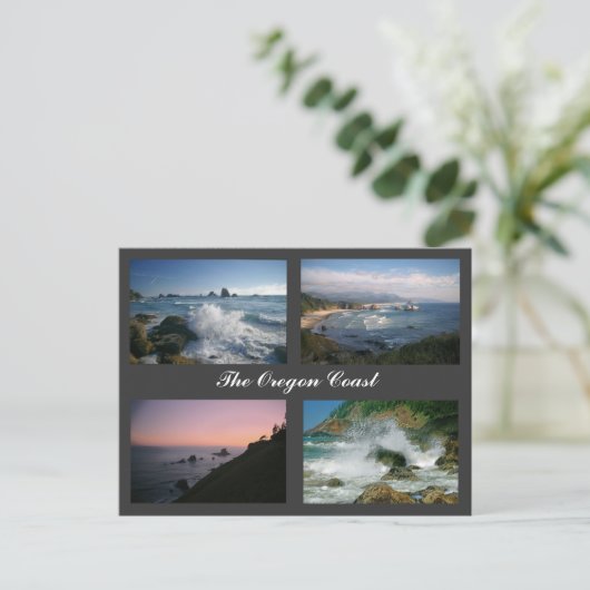 Het briefkaart van de Kust van Oregon (Staand voorkant)
