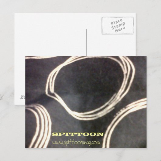 Het Briefkaart van de kwispedoor (Voorkant / Achterkant)