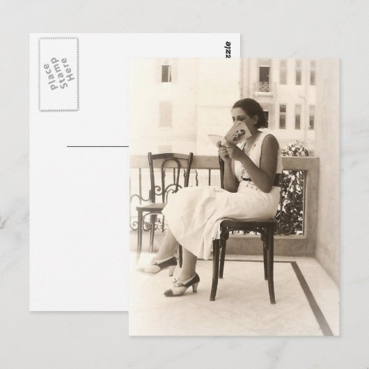 Het Briefkaart van de Lezing (Voorkant / Achterkant)