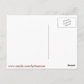 Het briefkaart van de Liefde van de Giraffe (Achterkant)