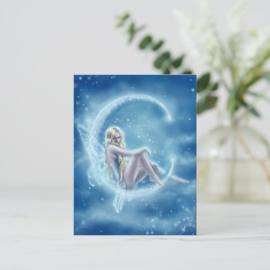 Het Briefkaart van de Maan van de winter (Staand voorkant)