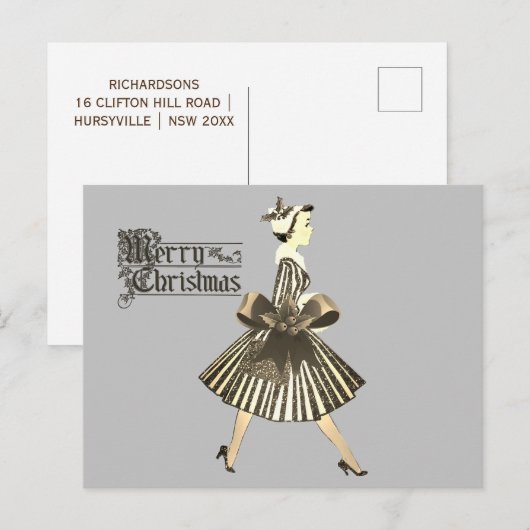 Het Briefkaart van de Magic Holiday (Voorkant / Achterkant)