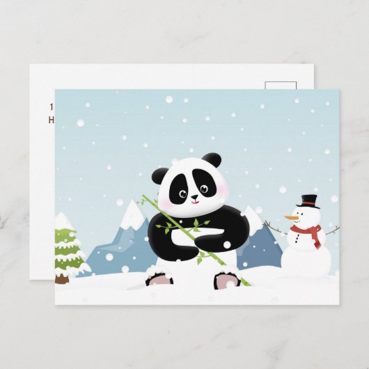 Het Briefkaart van de Magic Holiday (Voorkant / Achterkant)