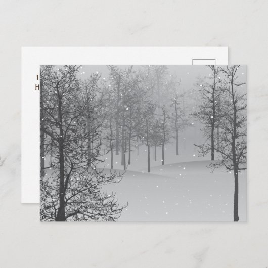 Het Briefkaart van de Magic Holiday (Voorkant / Achterkant)