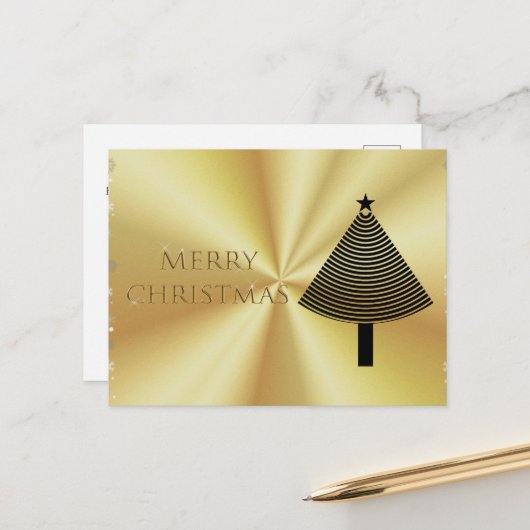 Het Briefkaart van de Magic Holiday (Voorkant / Achterkant in situ)