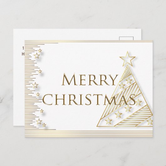 Het Briefkaart van de Magic Holiday (Voorkant / Achterkant)