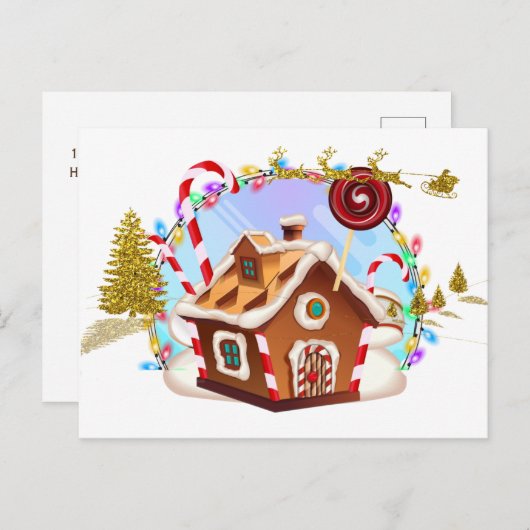 Het Briefkaart van de Magic Holiday (Voorkant / Achterkant)