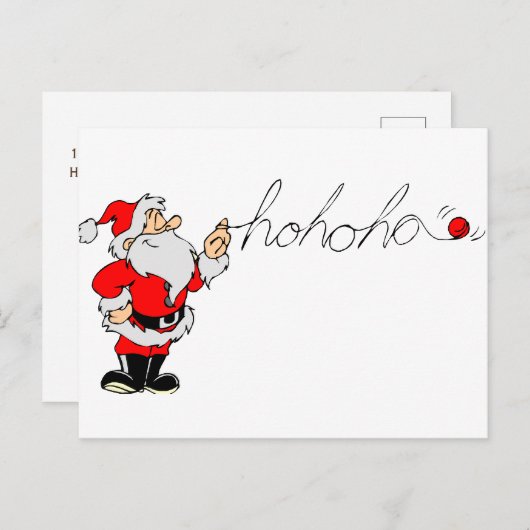 Het Briefkaart van de Magic Holiday (Voorkant / Achterkant)